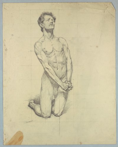 Figurální studie pro "Pokušení sv. Antonína" od Kenyon Cox