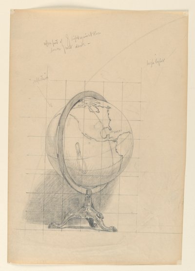 Studium pro „Matematiku“, „Vědy“, Knihovna Kongresu, Washington D.C. od Kenyon Cox