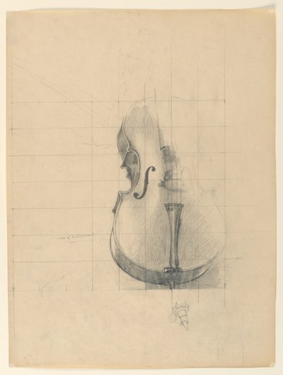Studium pro „Hudbu“, „Umění“, Knihovna Kongresu, Washington D.C. od Kenyon Cox