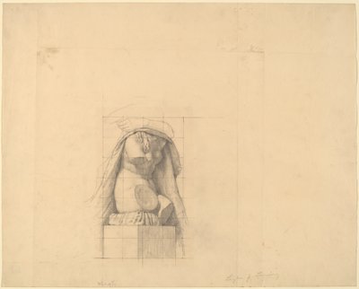 Studie sádrového torza od Kenyon Cox