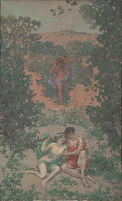 Polyphemus, Acis a Galatea, 1867-1944. od Ker Xavier Roussel