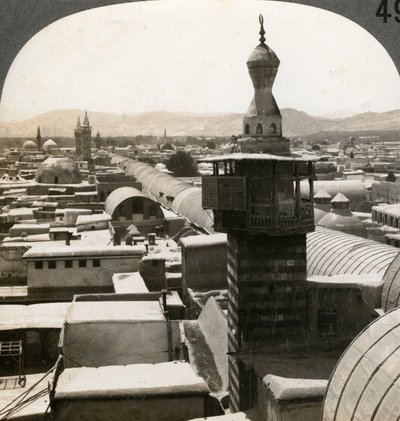 Damašek, Sýrie, 1900. od Keystone View Company
