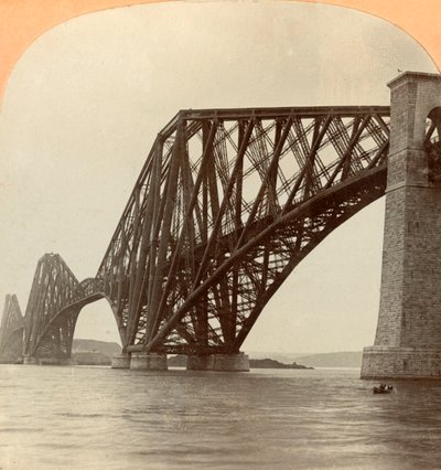 Forth Bridge, Skotsko, 1897. od Keystone View Company
