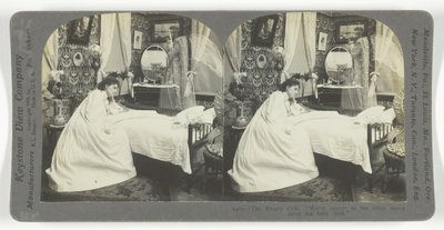 Prázdná postýlka. Jsme blíže druhému břehu, protože dítě zemřelo, 1899. od Keystone View Company