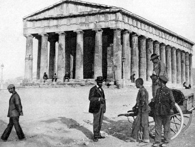 Theseum v Aténách, Řecko, 1922. od Keystone View Company
