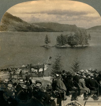Cestování po kouzelné zemi Trossachs, Skotsko, 1902. od Keystone View Company