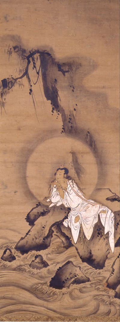 Kannon (Avalokitesvara) v bílém rouchu od Kichizan Mincho