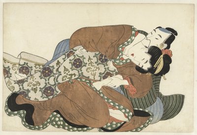 Pár milování od Kikugawa Eizan (attributed to)
