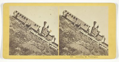 Ascending Mt. Washington, 185575. Tvůrci: Kilburn Brothers, BW Kilburn. od Kilburn Brothers, BW Kilburn