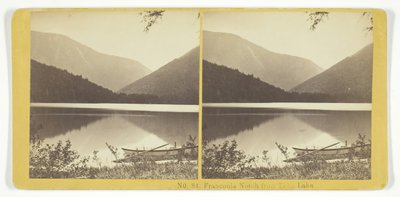 Franconia Notch from Echo Lake, 185575. Tvůrci: Kilburn Brothers, BW Kilburn. od Kilburn Brothers, BW Kilburn