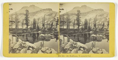Mt. Hoffman, Yosemite, Cal., 185575. Tvůrci: Kilburn Brothers, BW Kilburn. od Kilburn Brothers, BW Kilburn