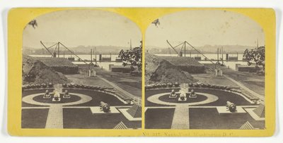 Navy Yard, Washington D.C., 185575. Tvůrci: Kilburn Brothers, BW Kilburn. od Kilburn Brothers, BW Kilburn
