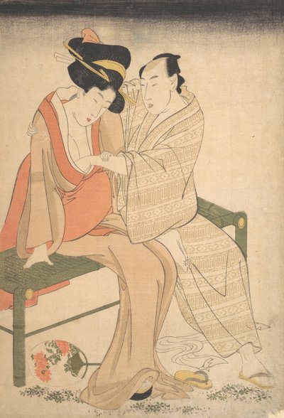 Pár milenců, 1795. od Kitagawa Utamaro