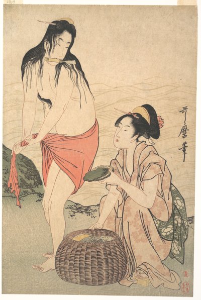 Potápěčky pro ušně od Kitagawa Utamaro