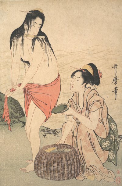 Abalone Divers, 1788. od Kitagawa Utamaro