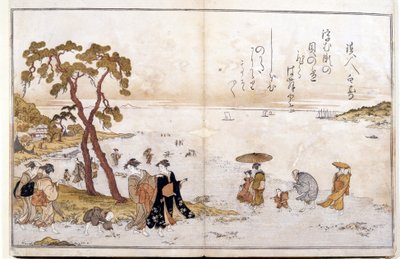 Dary od odlivu od Kitagawa Utamaro