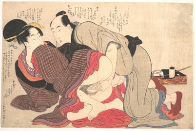 Erotický tisk od Kitagawa Utamaro
