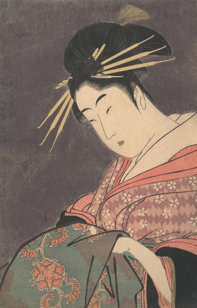 "Hanaogi z Gomeiro,"..., ca. 1794-95. od Kitagawa Utamaro