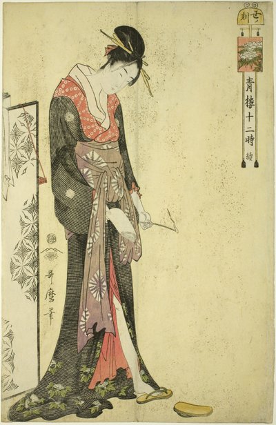 Hodina vola [2am] od Kitagawa Utamaro