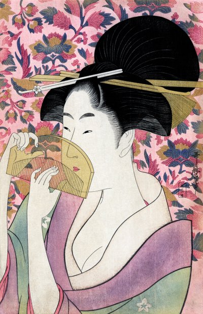 Kushi (Comb) by Utamaro Kitagawa od Kitagawa Utamaro