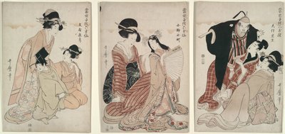 Mitate, nesmrtelní básníci od Kitagawa Utamaro