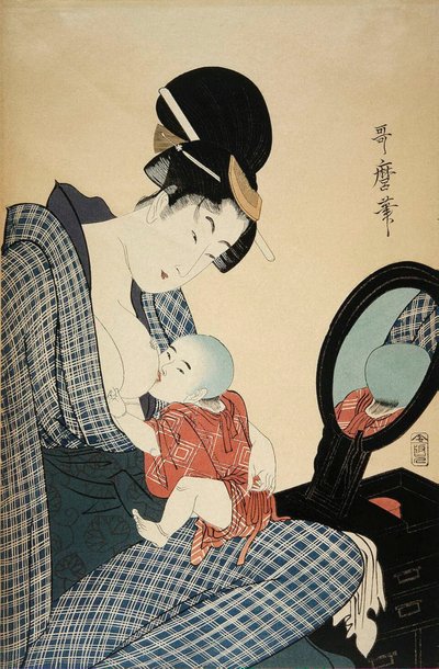 Matka a dítě, 1797. od Kitagawa Utamaro