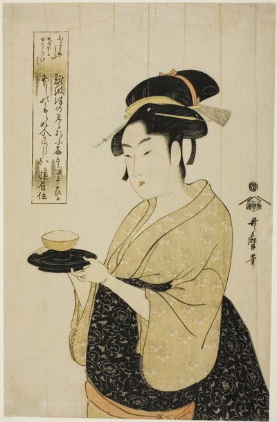Okita se zasmál od Kitagawa Utamaro