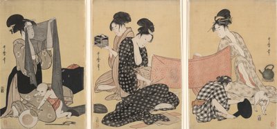 Šití od Kitagawa Utamaro