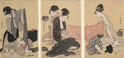 Ruční práce od Kitagawa Utamaro