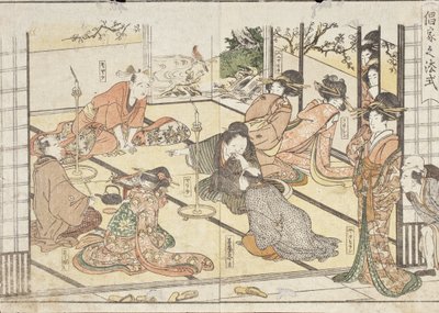 Pravidla chování v zábavních čtvrtích od Kitagawa Utamaro