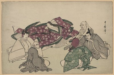 Six Poets (Rokkasen) od Kitagawa Utamaro