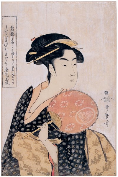 Takashima Oku Oku f Te Takashima Hands p, c. 1793 od Kitagawa Utamaro