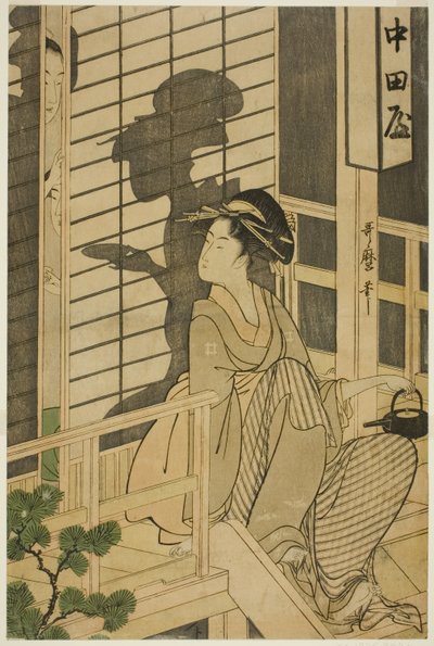 Východní čajovna od Kitagawa Utamaro
