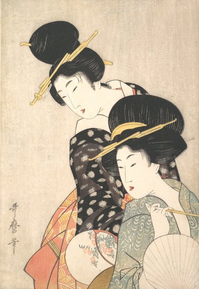 Dvě ženy, ca. 1790. od Kitagawa Utamaro