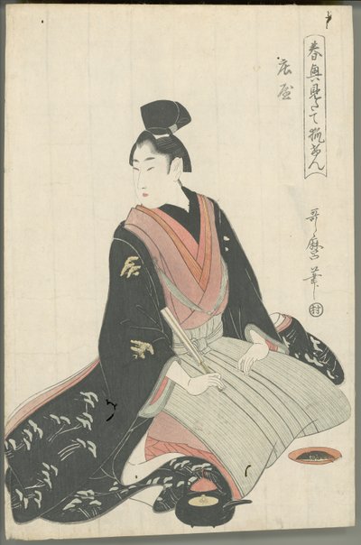 Náčelník vesnice od Kitagawa Utamaro