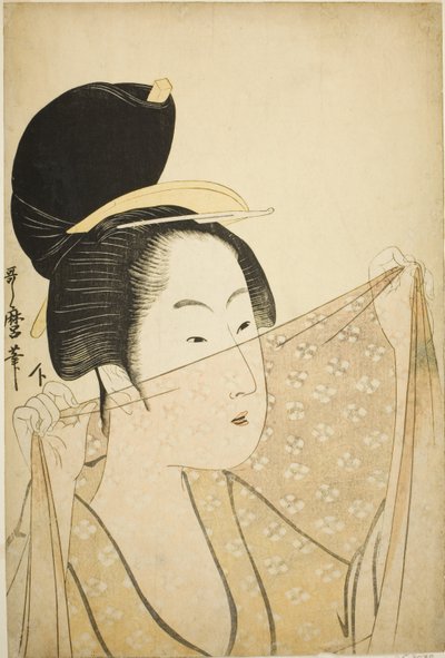 Woman Holding up a Piece of Fabric (Nuno o kazasu onna)   1271203   cs       czech Successfully Translated  Original: Peasants Translat: Peasants 1417610 cs czech Successfully Translated Original: Group of Figures Translat: Group of Figures 1271154 cs czec od Kitagawa Utamaro