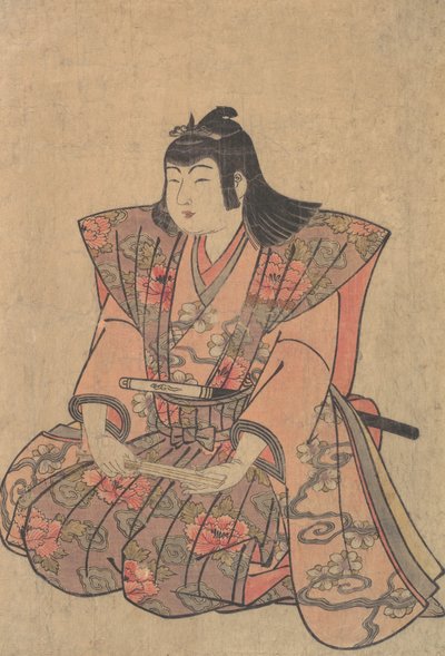 A Boy Singer, konec 18.-začátek 19. století. od Kitao Shigemasa