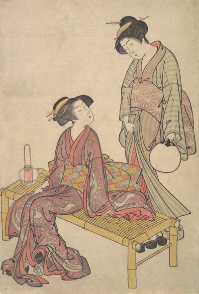 Ruční lucerna, ca. 1790. od Kitao Shigemasa