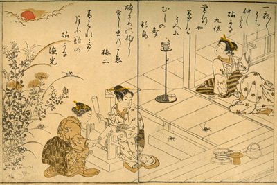 The Kinuta, 1775, 1924. od Kitao Shigemasa