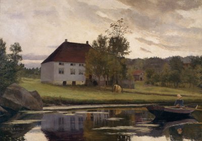 Bossevig, po západu slunce od Kitty Lange Kielland
