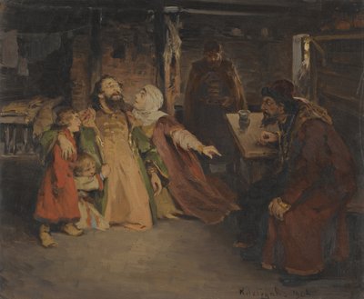 Ivan Hrozný od Klavdi Vasilyevich Lebedev