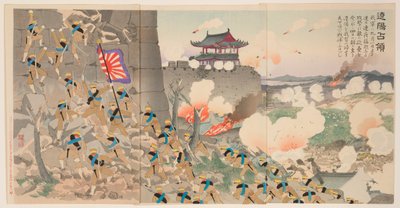 Okupace Liao-jangu od Kobayashi Kiyochika
