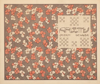 Hedvábná tkanina Arlette, 1901. od Koloman Moser