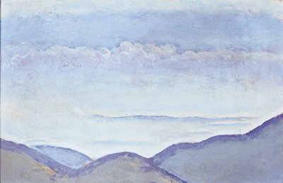 Berge - Hory ... (olej na kartonu) od Koloman Moser