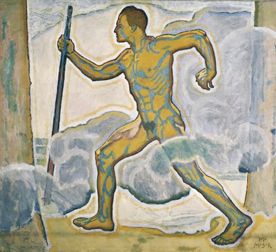 Der Wanderer - Turista ... (olej na plátně) od Koloman Moser