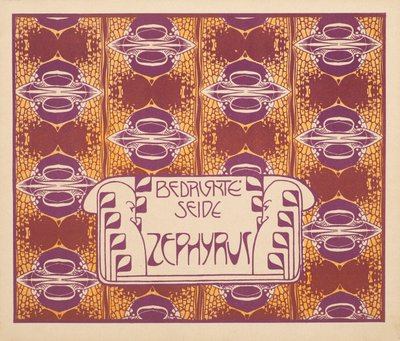 Tištěný Silk Zephyr, 1901. od Koloman Moser