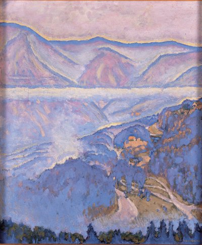 Regentag - Deštivý den ... (olej na plátně) od Koloman Moser