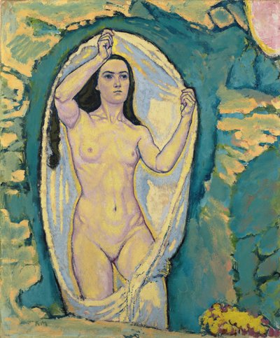 Venuše v jeskyni - Moser, Koloman (1868-1918) - cca. 1914 - Olej na plátně - 75,5x62,7 - Leopoldovo muzeum, Vídeň od Koloman Moser
