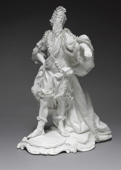 Oceanus, Frankenthal Porcelain Factory, Německo, kolem roku 1765 od Konrad Linck