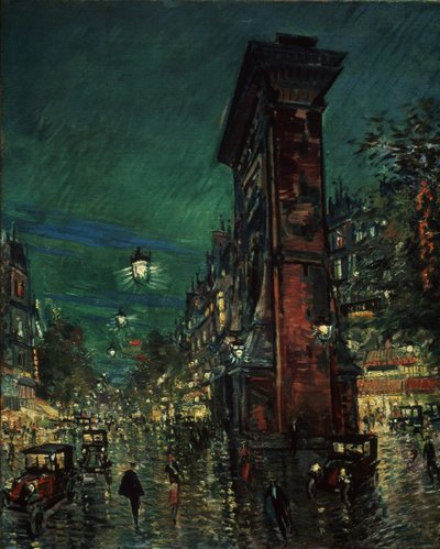 Paříž, Porte Saint-Denis, 1923-1939 od Konstantin Alekseevich Korovin